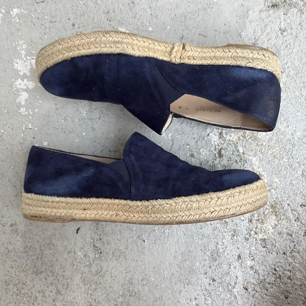 Stuart Weitzman suede espadrille’s